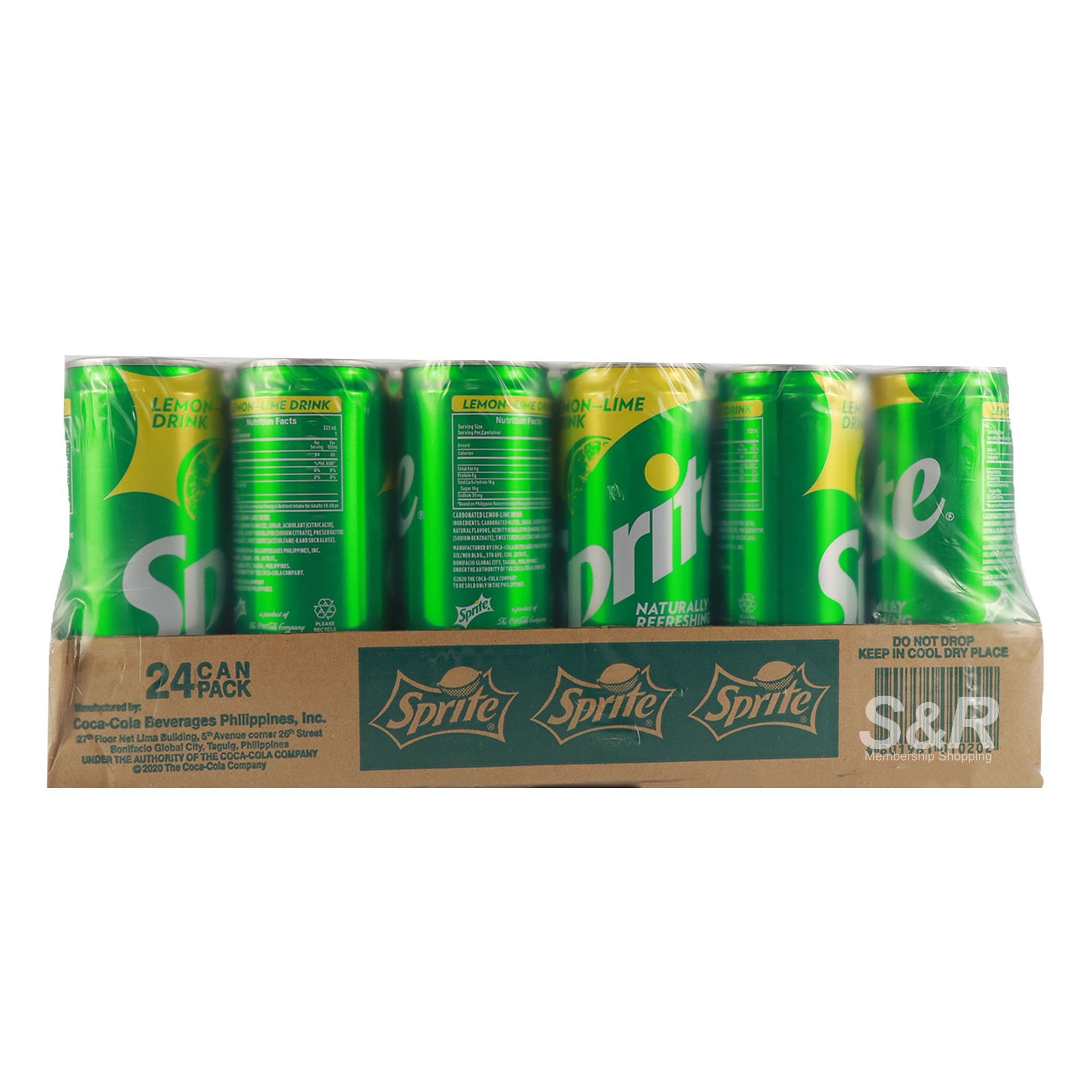 Sprite Lemon Lime Drink 24 cans